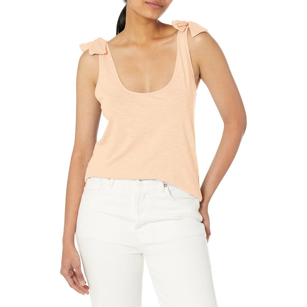 Paige NWOT Gala Tank Size M Light Orange Peel Cotton Blend Casual Holidays Top